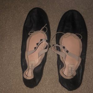 Valentino rockstud ballerina flats